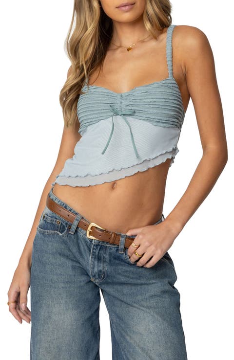 Asymmetric Ruffle Camisole