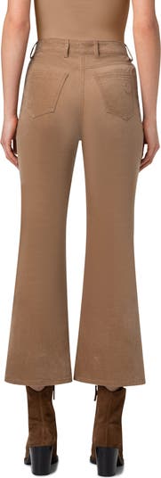 Cali Stretch Velveteen Crop Bootcut Pants