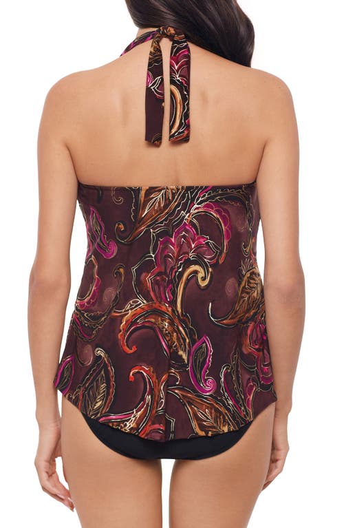 Magicsuit ® Empress Sophie Tankini Top In Wine Red