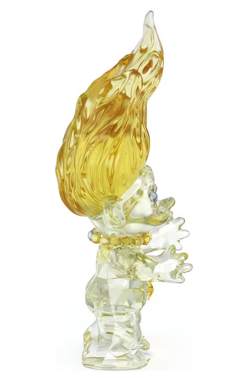 Swarovski Good Luck Crystal Troll In Yellow