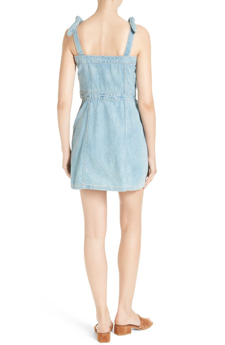 La Vie Rebecca Taylor Denim Dress, Alternate, color, 