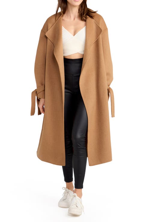 Head Over Heels Collarless Robe Coat