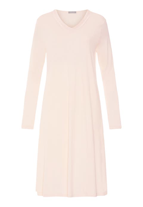 Tyra Cotton and Tencel V-Neck Nightgown