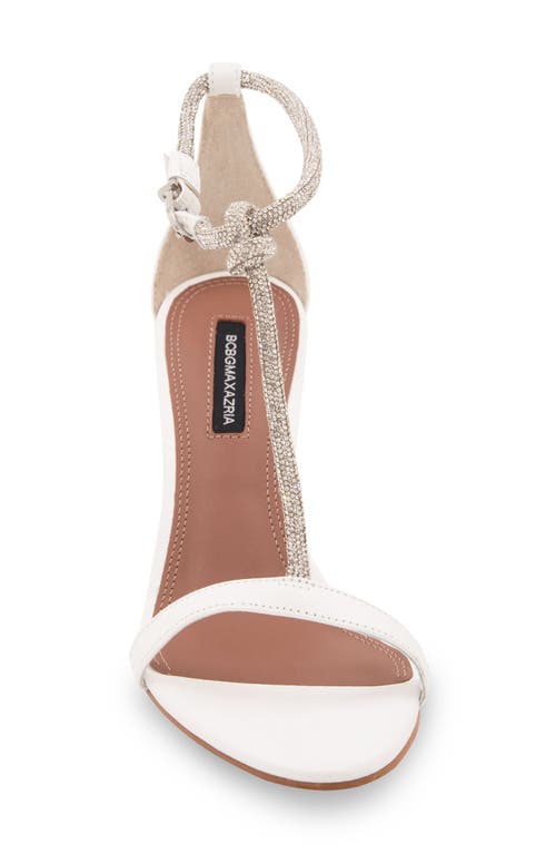 Bcbg Max Azria Trinnia T-strap Sandal In White