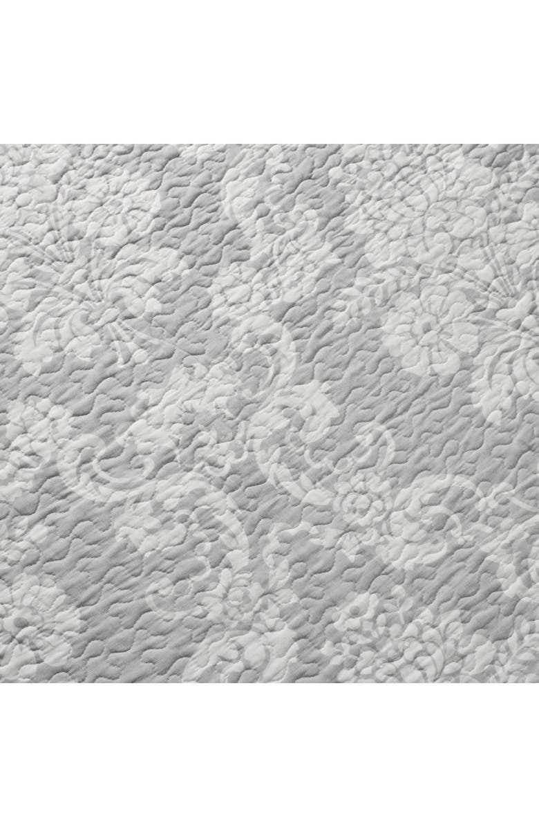 Laura Ashley Venetia Twin Quilt & Sham Set, Alternate, color, Grey