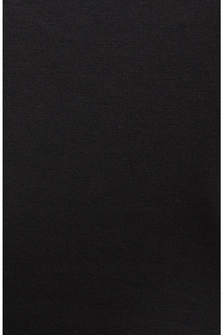 Six-Button Detail Mock Neck T-Shirt, Alternate, color, 0PA BLACK