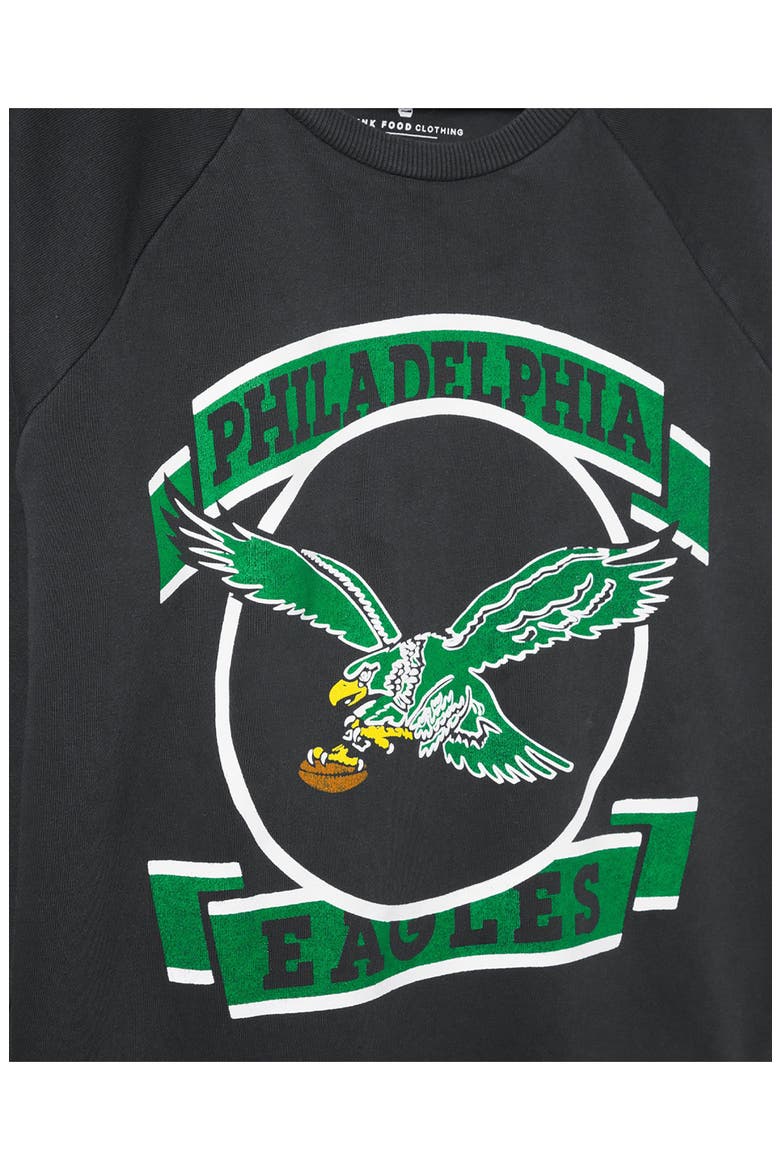 Philadelphia Eagles Graphic Sweatshirt, Alternate, color, VINTAGE BLACK