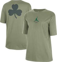 Jordan Brand Women's Jordan Brand  Green Boston Celtics Courtside Statement Edition Boyfriend T-Shirt