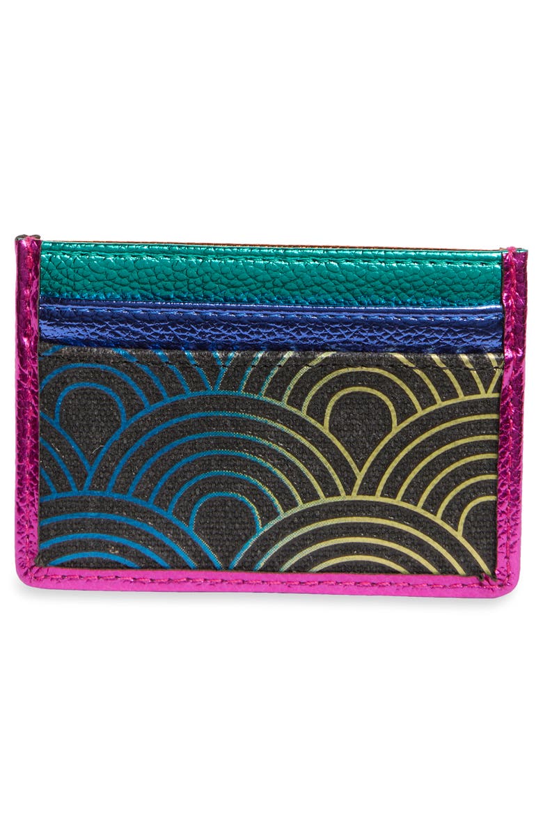 Kurt Geiger London Southbank Card Case, Alternate, color, Black Multi