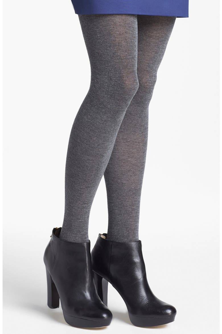 Halogen® Sweater Tights, Main, color, CHARCOAL