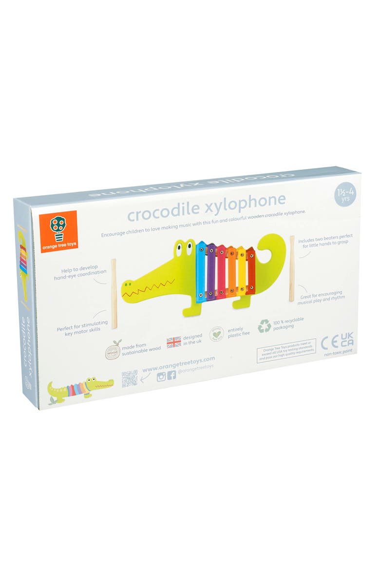Xylophone Crocodile, Developmental Toy, Ages 3+, Alternate, color, Multicolored