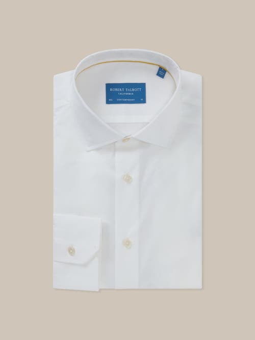 Robert Talbott Reynolds Twill Contemporary Fit Shirt In White