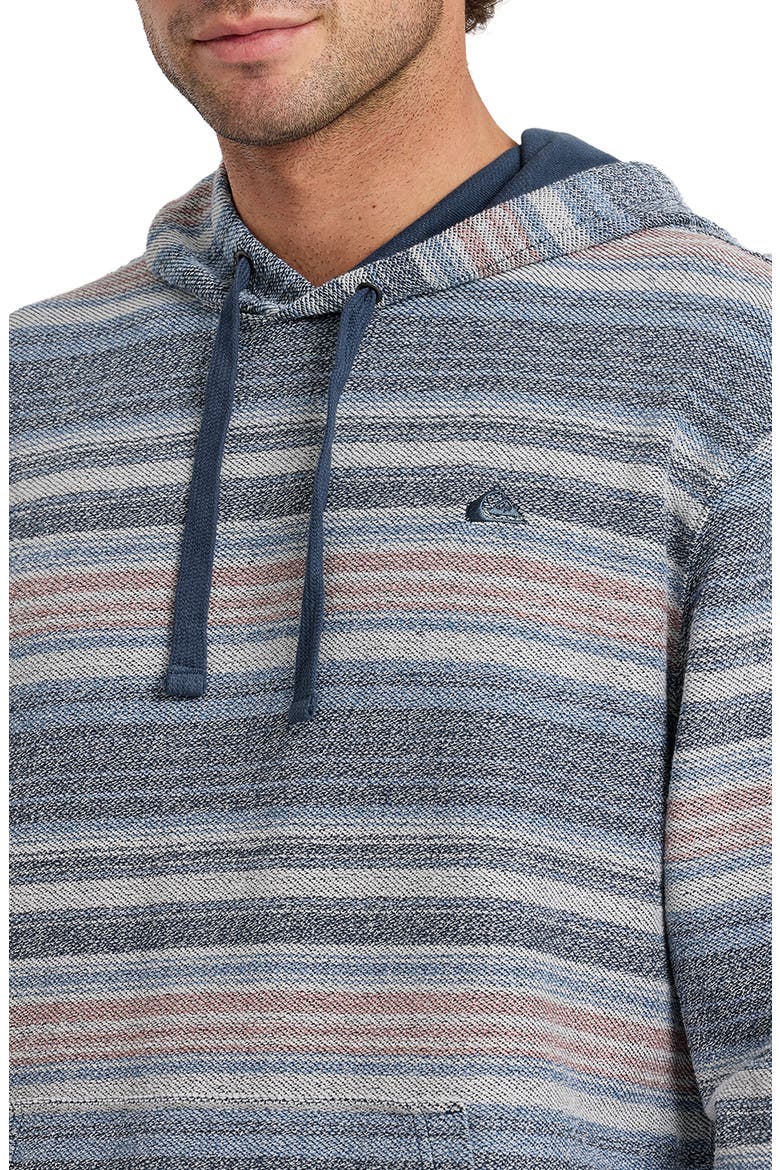 Great Otway Stripe Beach Hoodie, Alternate, color, DARK DENIM