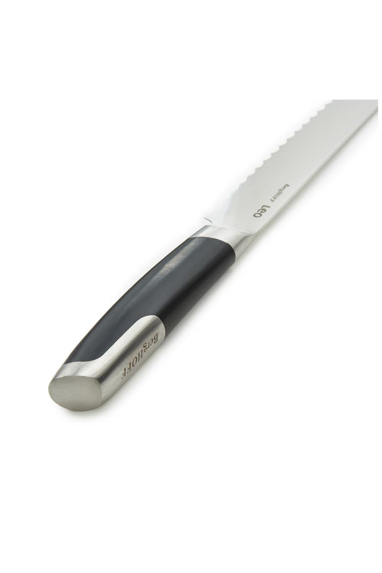 Leo Graphite 8-Inch Bread Knife, Alternate, color, BLACK