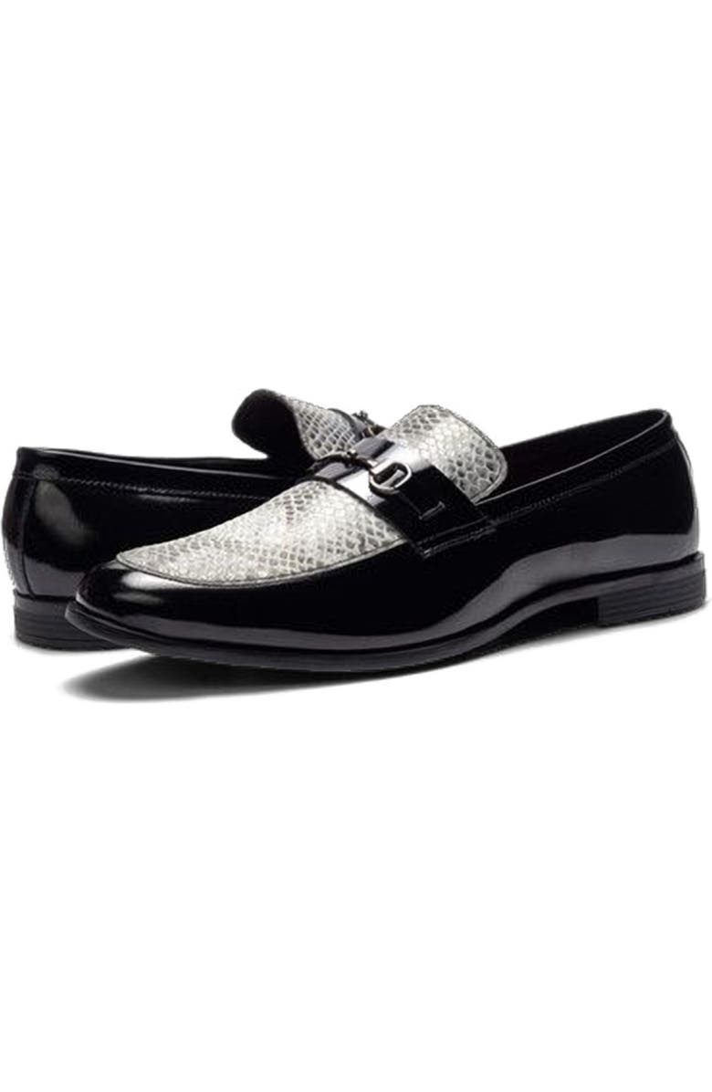 CARLOS SANTANA Maestro Bit Loafer, Alternate, color, Black Snake Print