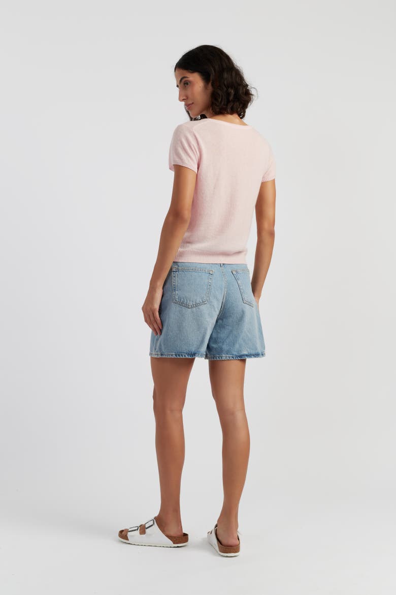 Air Pure Cashmere T-Shirt, Alternate, color, Soft Pink