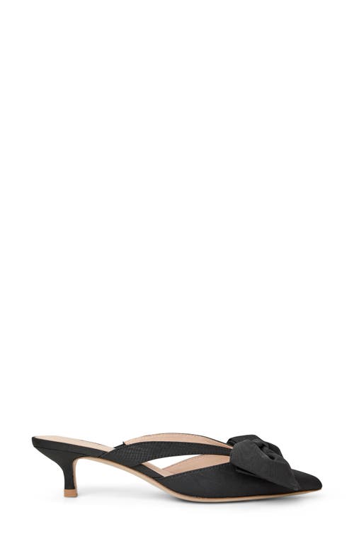 Jack Rogers Cynthia Bow Pointed Toe Mule In Black