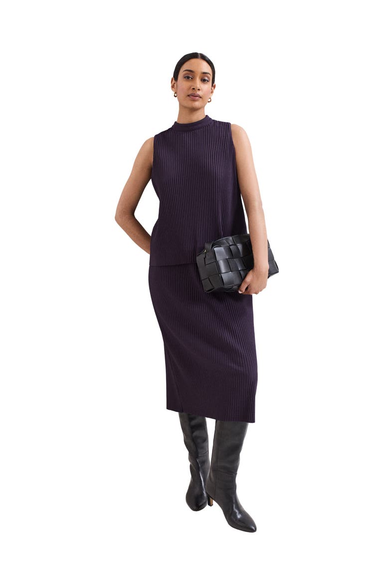 Gracie Ribbed Dress, Main, color, Purple