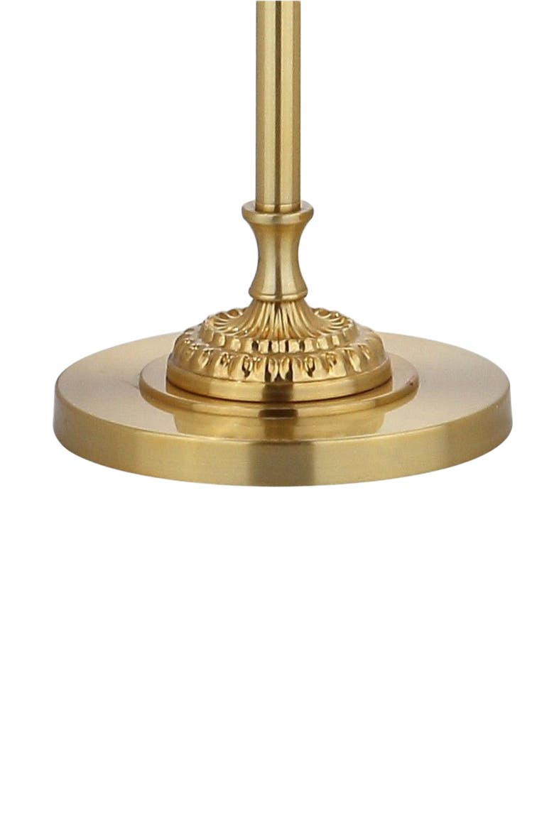 Adalyn Crystal / Metal LED Floor Lamp, Alternate, color, Clear/Brass Gold