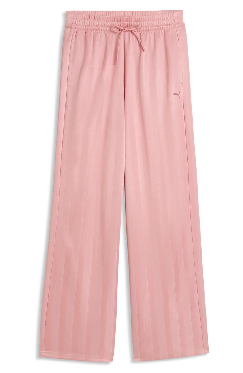 PUMA League Wide Leg Pants, Alternate, color, Rosy Outlook