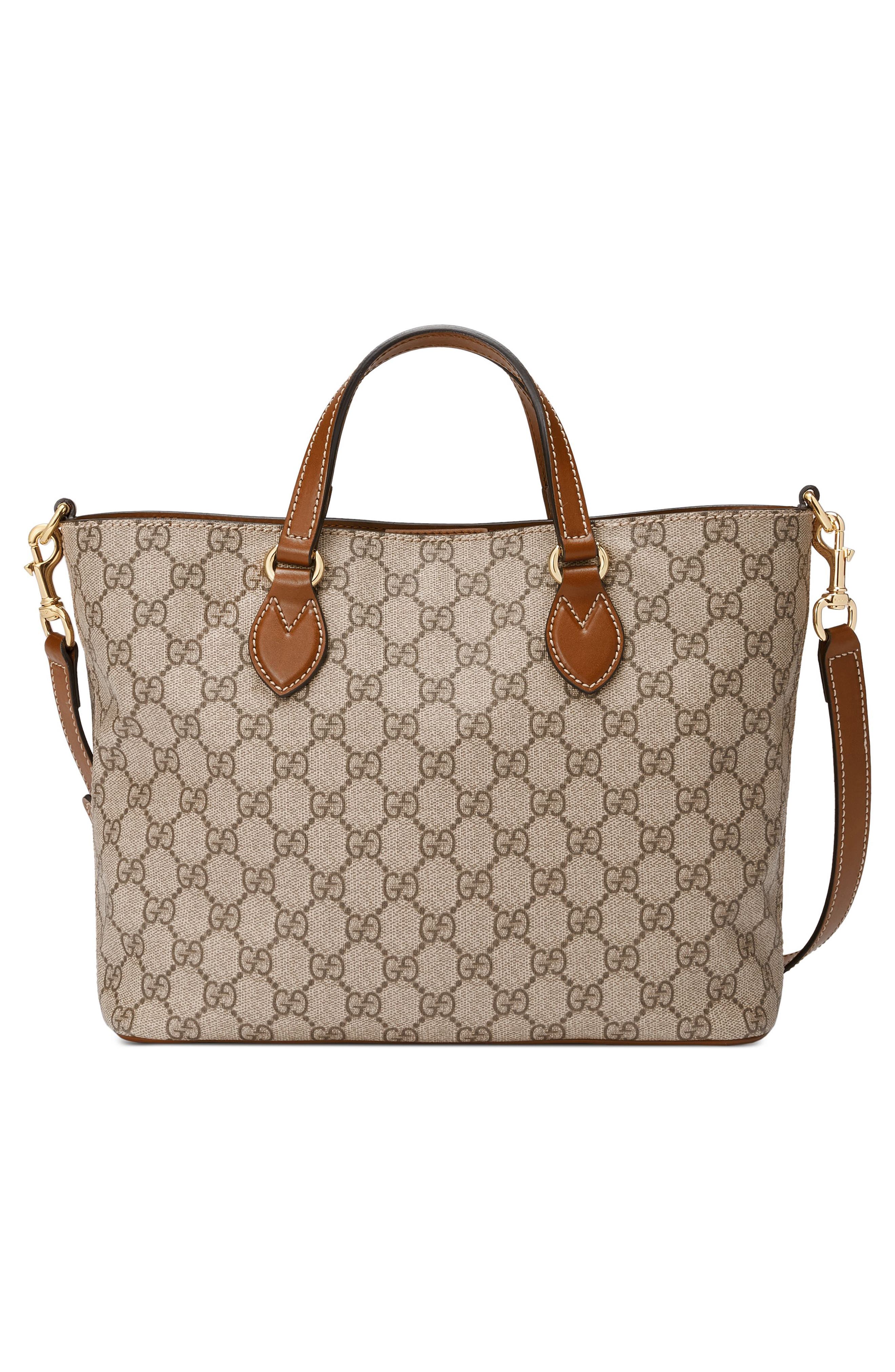 Gucci Small Eden Canvas Tote, Alternate, color, 