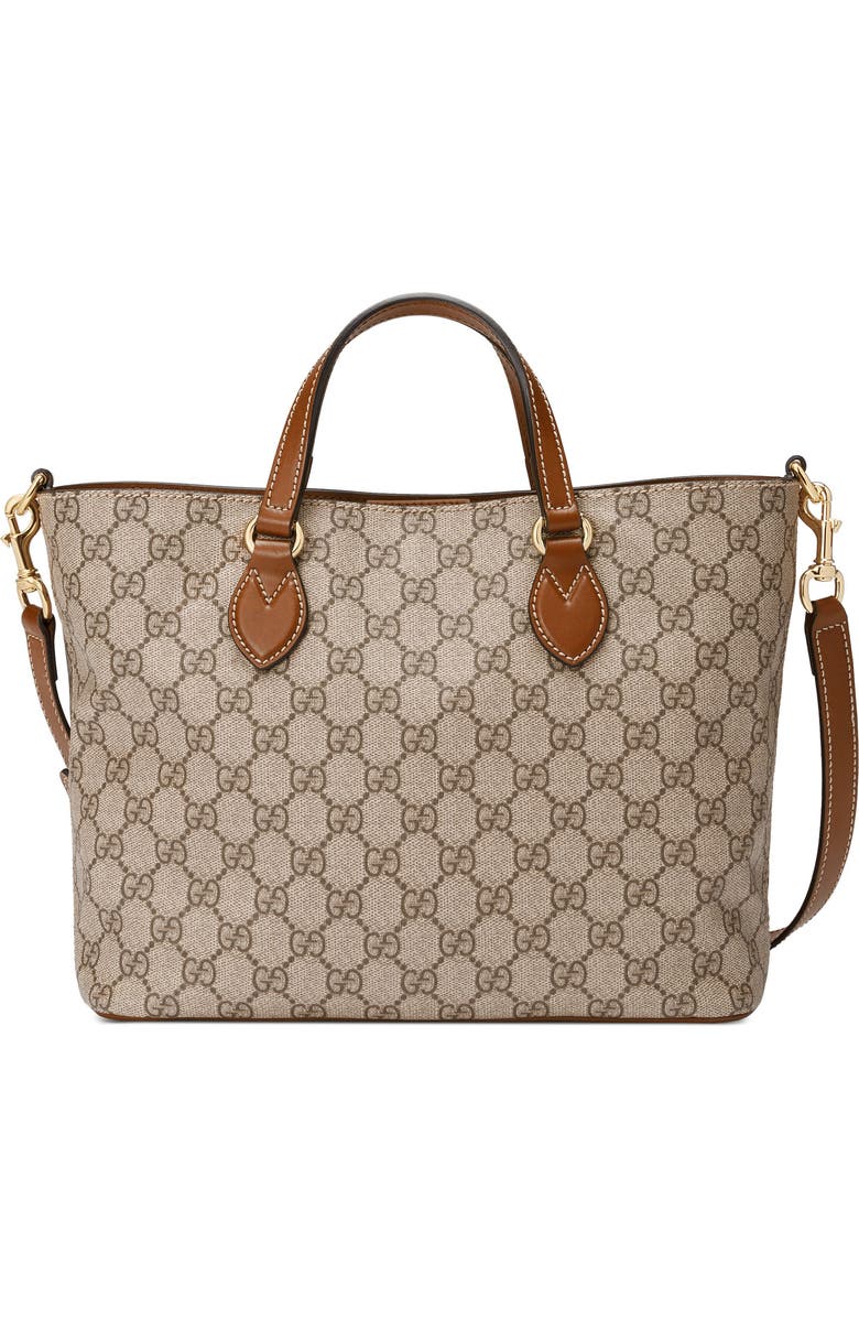 Gucci Small Eden Canvas Tote, Alternate, color,