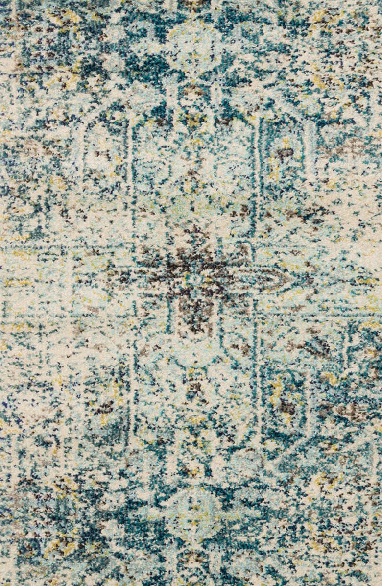 LOLOI Nadia Rug - Aqua/Navy - 5' x 8', Alternate, color, 