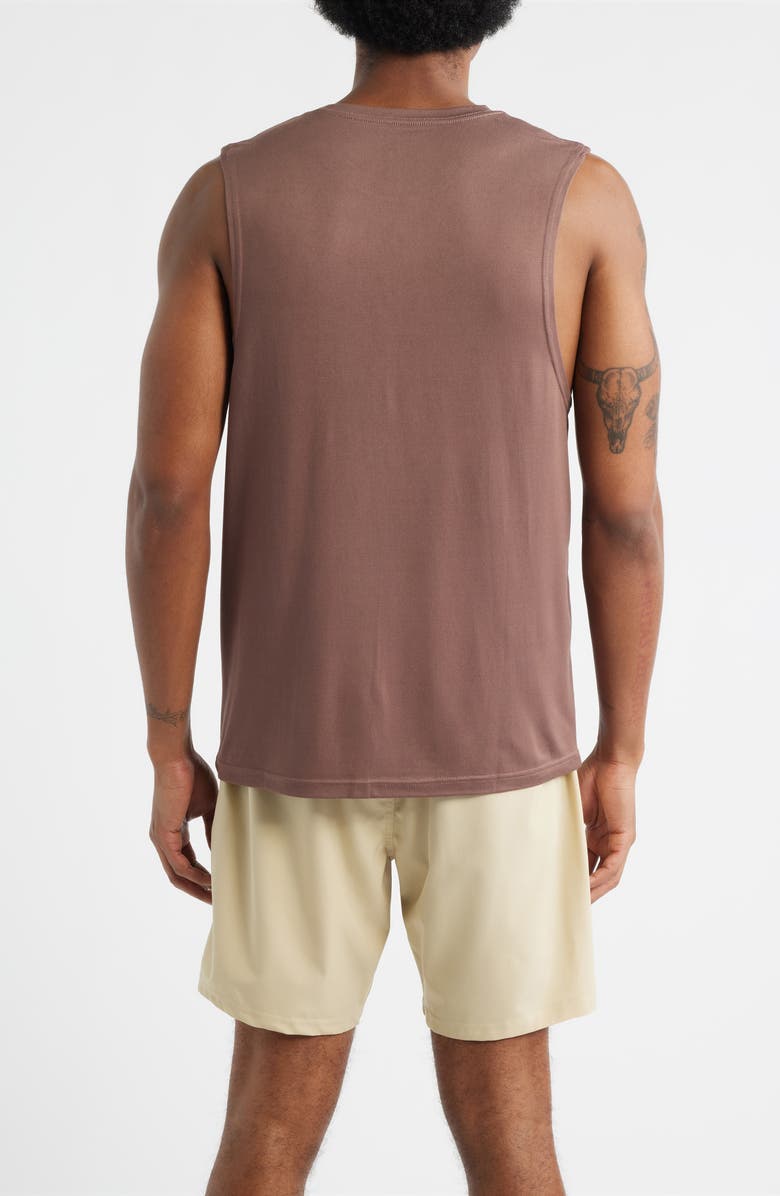 SANTO STUDIO Tempo Good Energy Tech Tank, Alternate, color, Holy Brown
