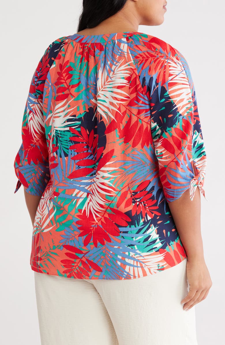 Jones New York Print Raglan Sleeve Top, Alternate, color, 