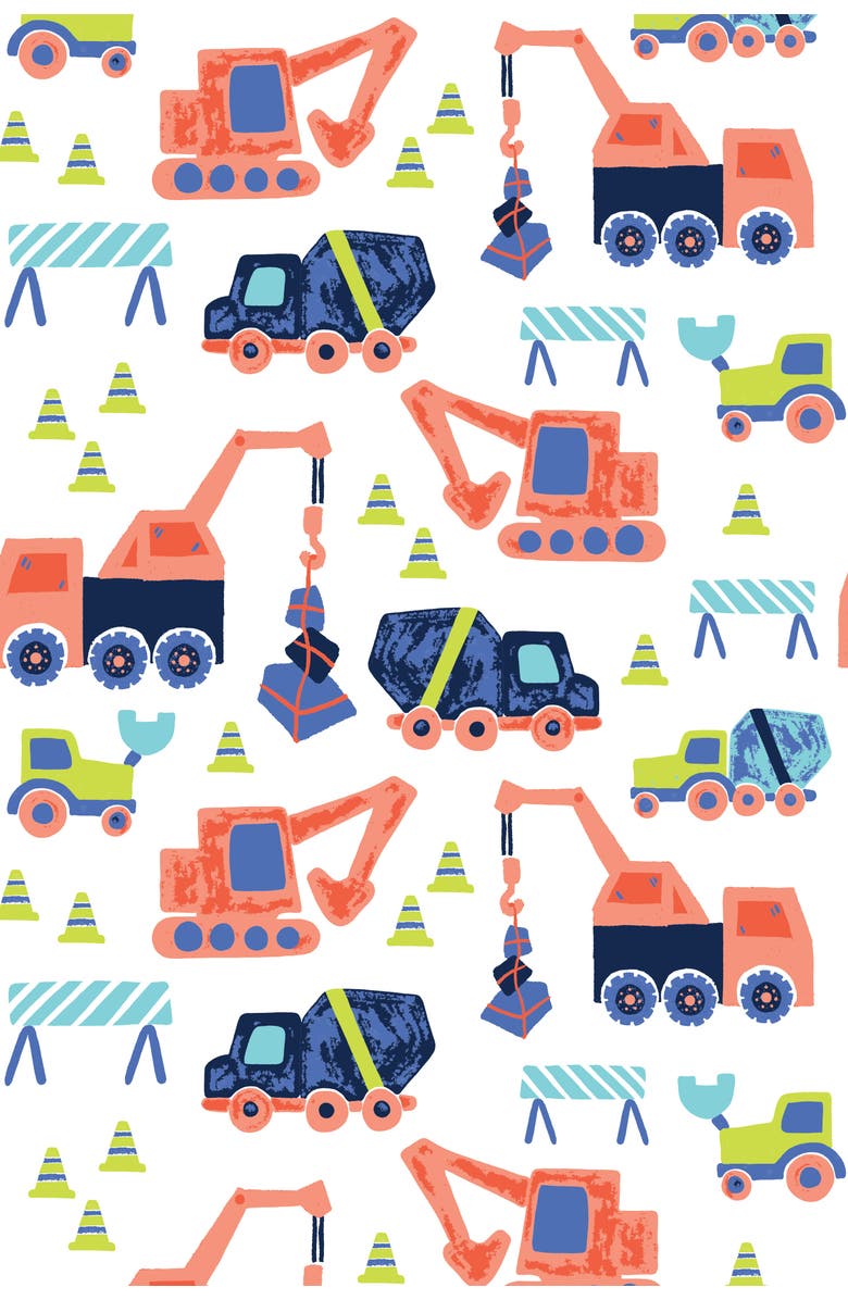 Clover Baby & Kids Long Sleeve Pajama Set - Construction, Alternate, color, 