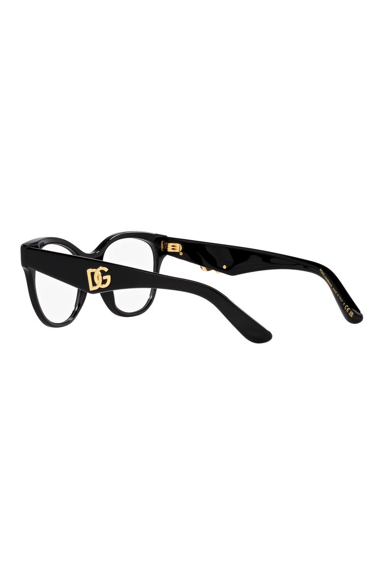 53mm Phantos Optical Glasses, Alternate, color, BLACK