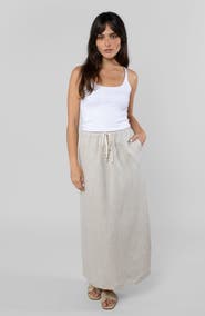 LEISURE LAB Linen Resort Skirt