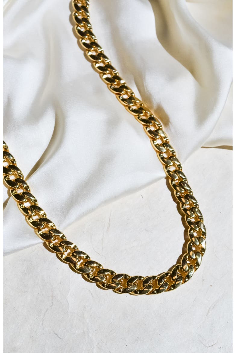Mav Necklace, Alternate, color, GOLD