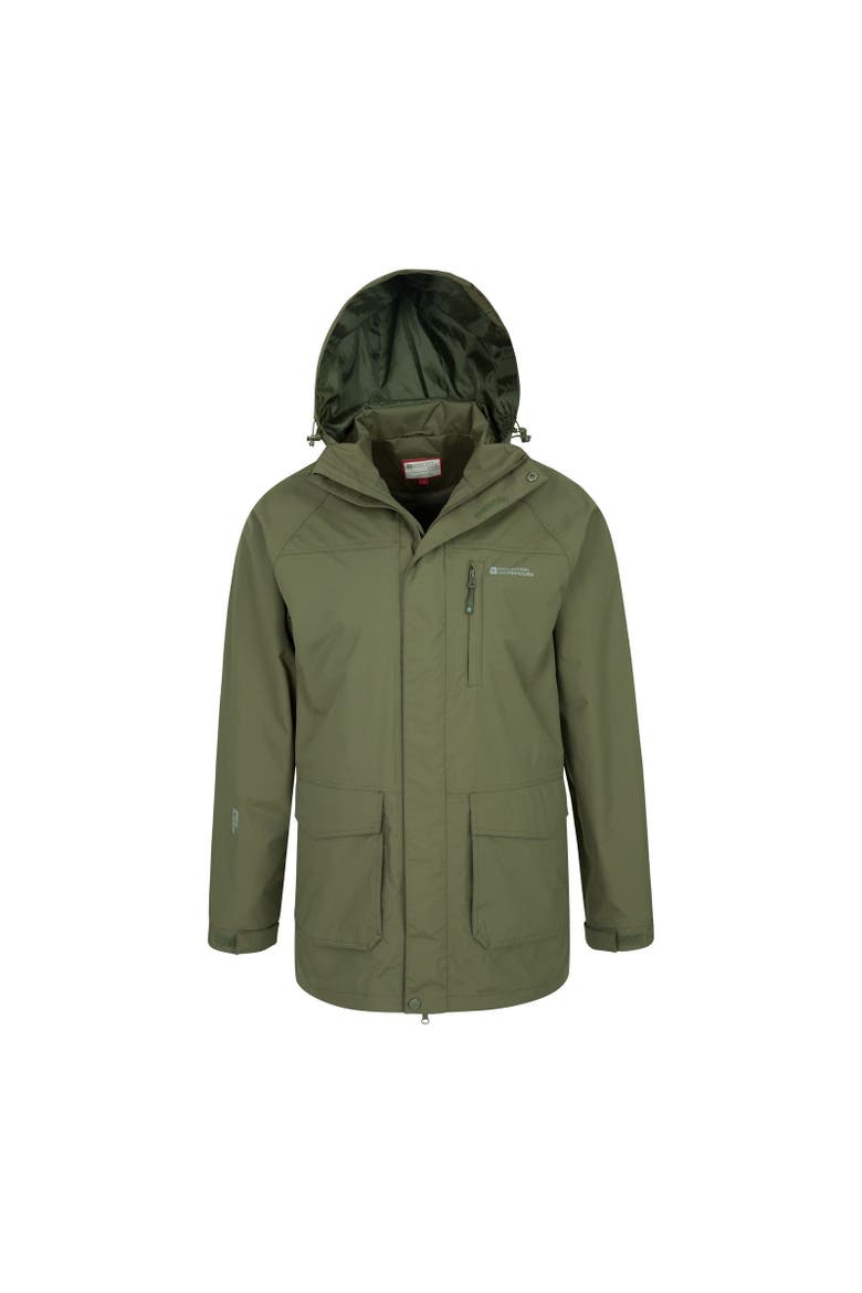 Glacier II Long Waterproof Jacket, Alternate, color, Green