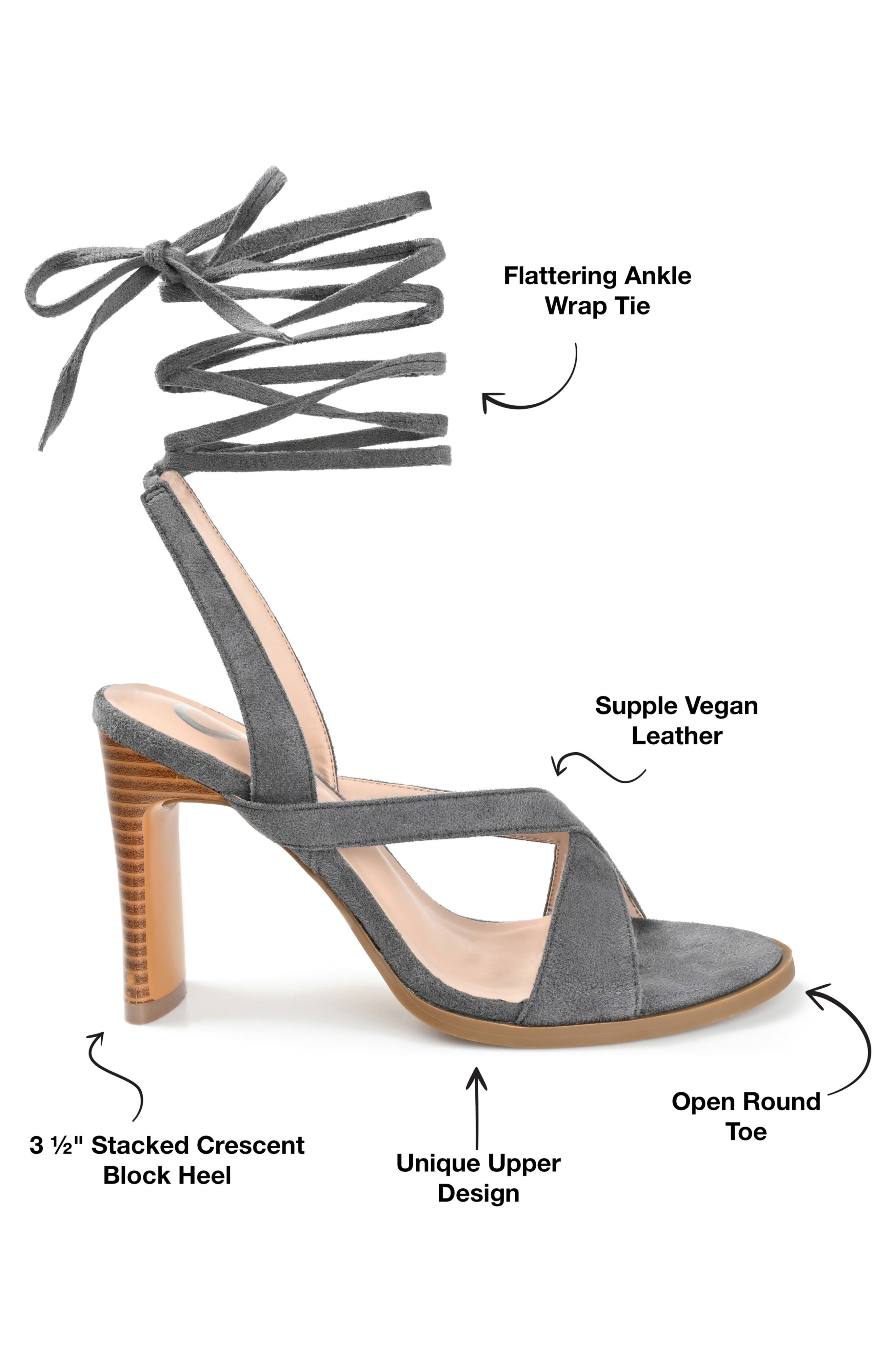 Journee Collection Adalee Strappy Pump, Alternate, color, Grey