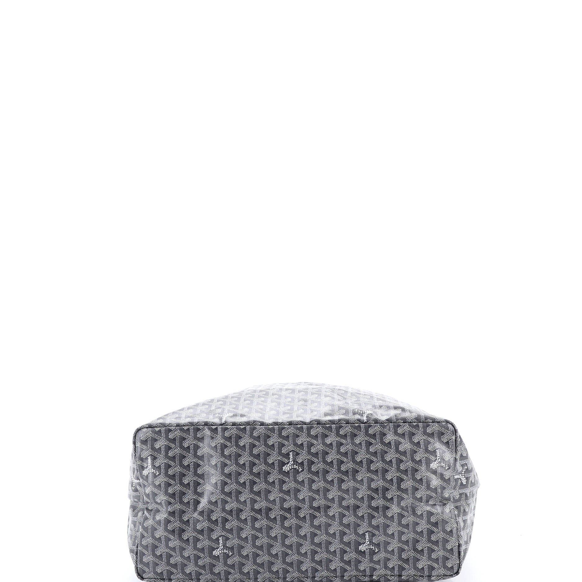 Pre-Owned Goyard Saint Louis Tote Coated Canvas GM, Alternate, color, Gray