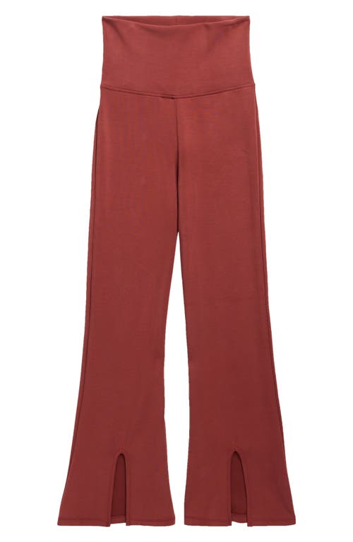 Walking On Sunshine Kids' Cloud Foldover Pants In Red