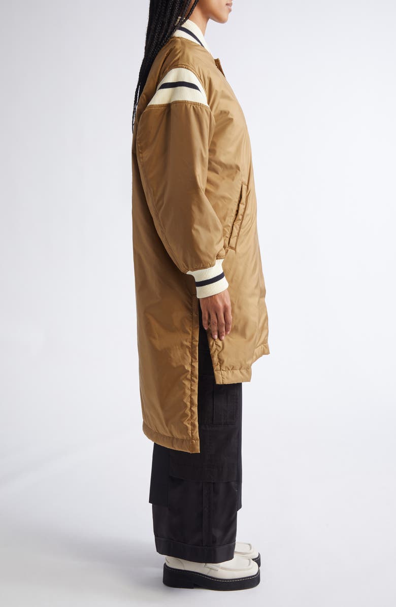 Undercover Varsity Insulated Coat, Alternate, color, Beige