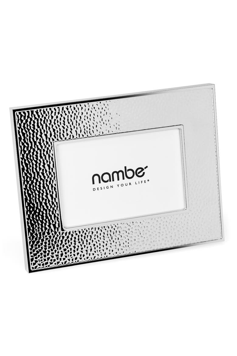 Hammered 4 x 6-Inch Picture Frame, Alternate, color, SILVER