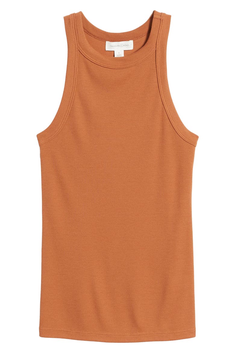 Rib Tank, Alternate, color, RUST BISQUE