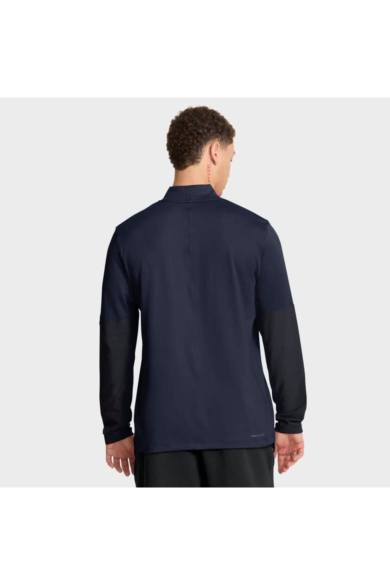 Men's Nike Navy Auburn Tigers One Goal Dri-FIT Half-Zip Pullover, Alternate, color, Navy