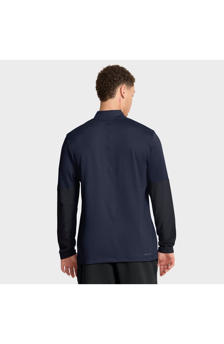 Nike Men's Nike Navy Auburn Tigers One Goal Dri-FIT Half-Zip Pullover, Alternate, color, Navy