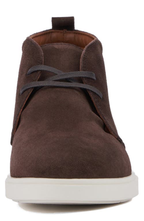 Aquatalia Florian Chukka Boot In Dark Brown