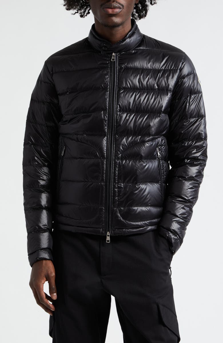 Moncler Acorus Down Jacket, Main, color, Black