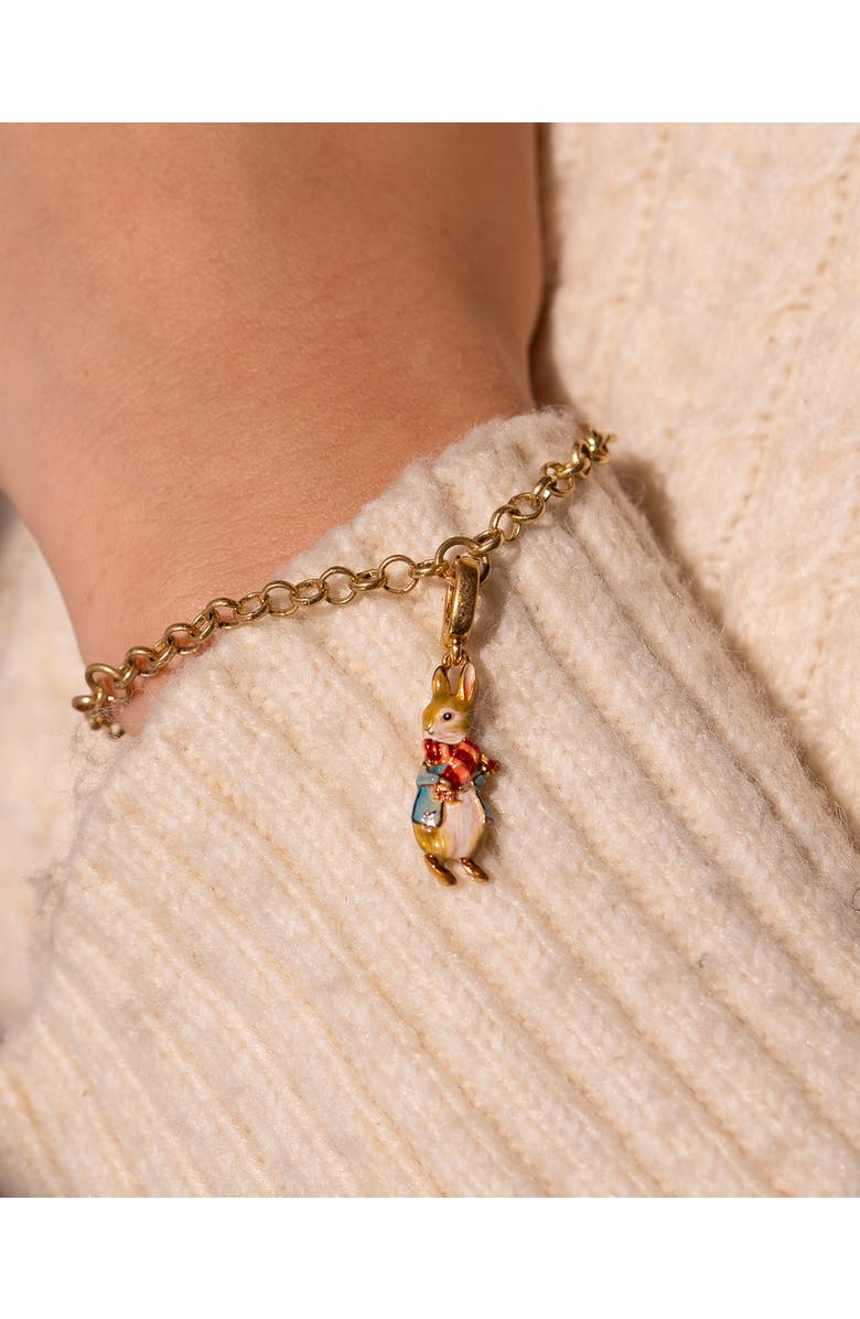 Fable England x Peter Rabbit with Scarf Bracelet, Alternate, color, Gold