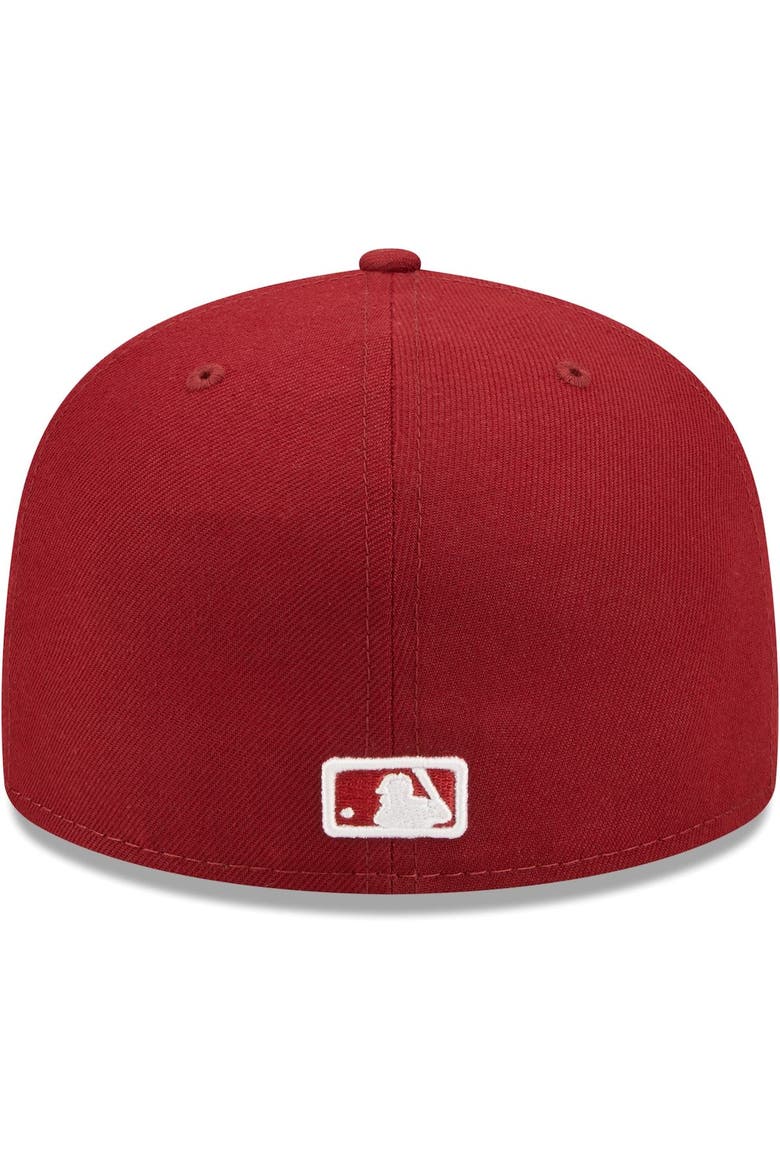 Men's New Era Cardinal Pittsburgh Pirates White Logo 59FIFTY Fitted Hat, Alternate, color, Cardinal