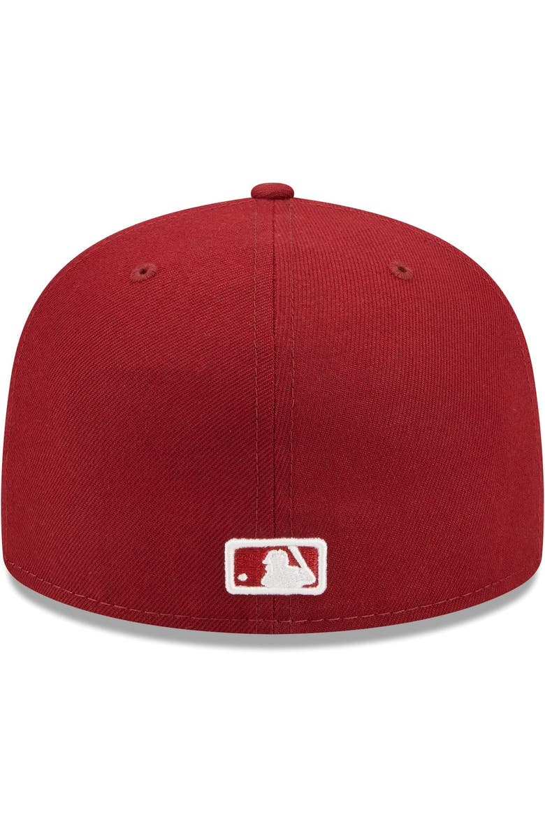 New Era Men's New Era Cardinal Pittsburgh Pirates White Logo 59FIFTY Fitted Hat, Alternate, color, Cardinal