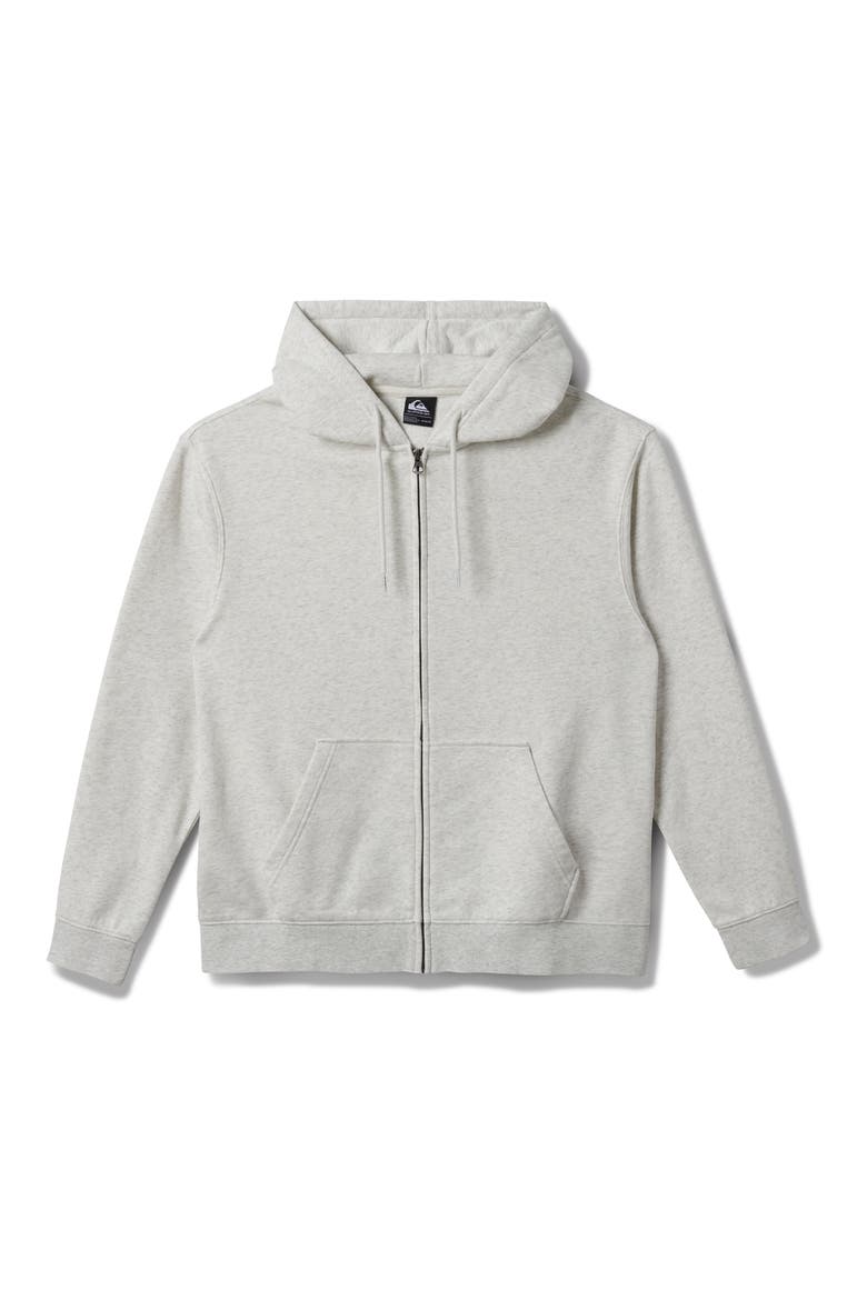 Saltwater Zip Hoodie, Main, color, WHITE/HEATHER