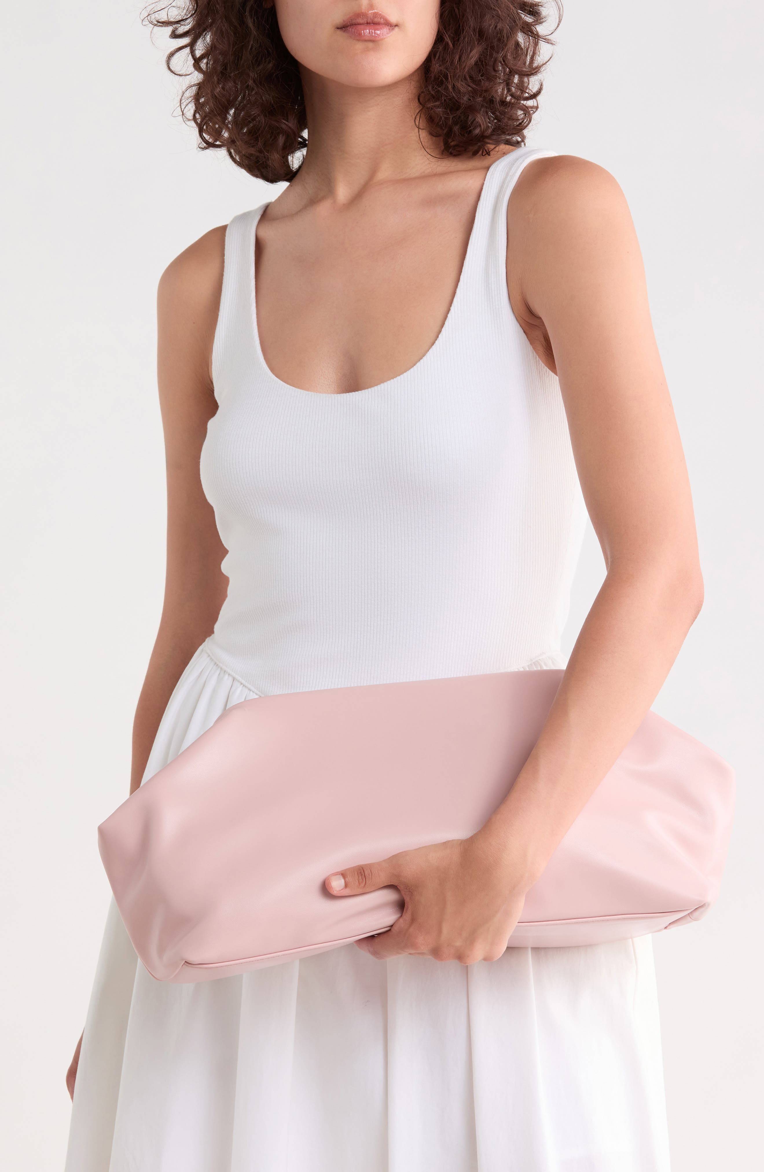 Oversize Frame Shoulder Bag, Alternate, color, ROSE
