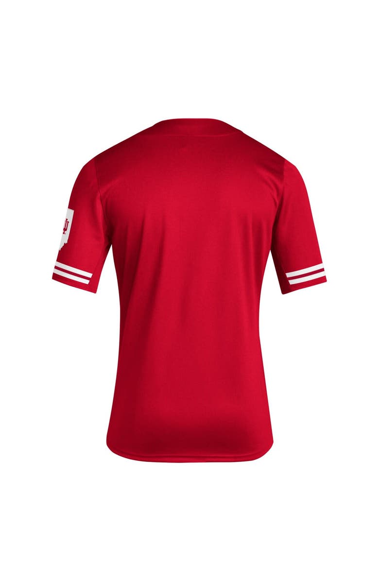 adidas Men's adidas Crimson Indiana Hoosiers Reverse Retro Replica Baseball Jersey, Alternate, color,